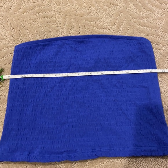 NWOT American Eagle Tube Top Blue Small - Picture 8 of 9